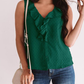 Ruffles V Neck Chiffon Top