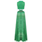 Hollow Out High Low Maxi Dress
