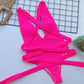 Bandage Deep V Neck Swimwear