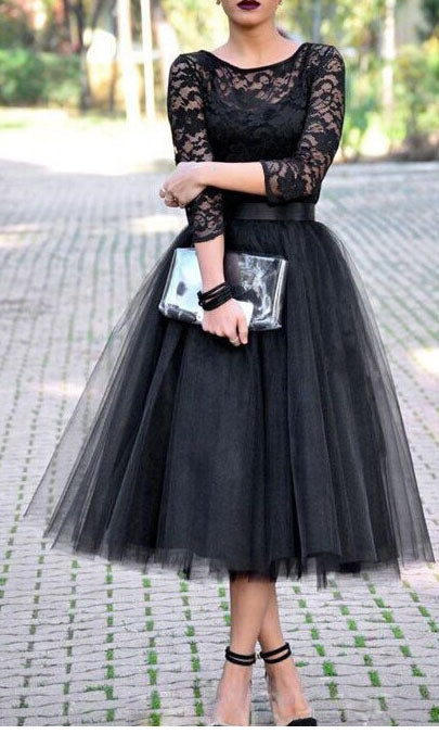 Black Tulle Skirt
