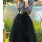 Black Tulle Skirt