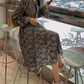 Blue Floral Dress