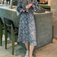 Blue Floral Dress