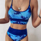 Blue High Waist Bikini Set