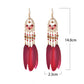 Boho Feather Earrings