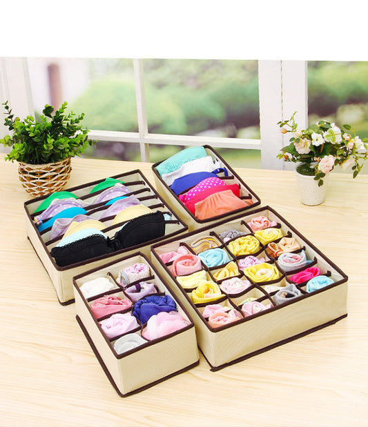 Bras Socks Lattices 4 Storage Box