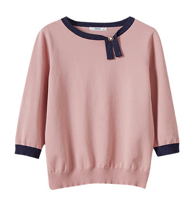 Casual knitted sweater top