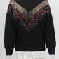 Sequins Splicing Top