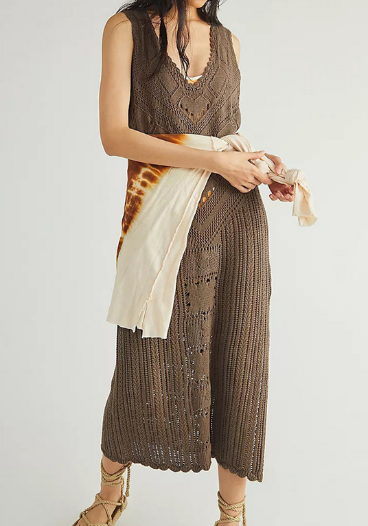 Knit Slit  Cover Up
