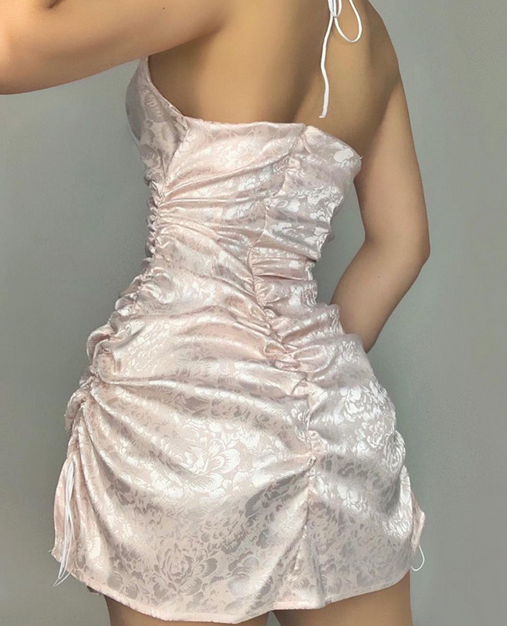 Deep V Neck Bodycon Dress