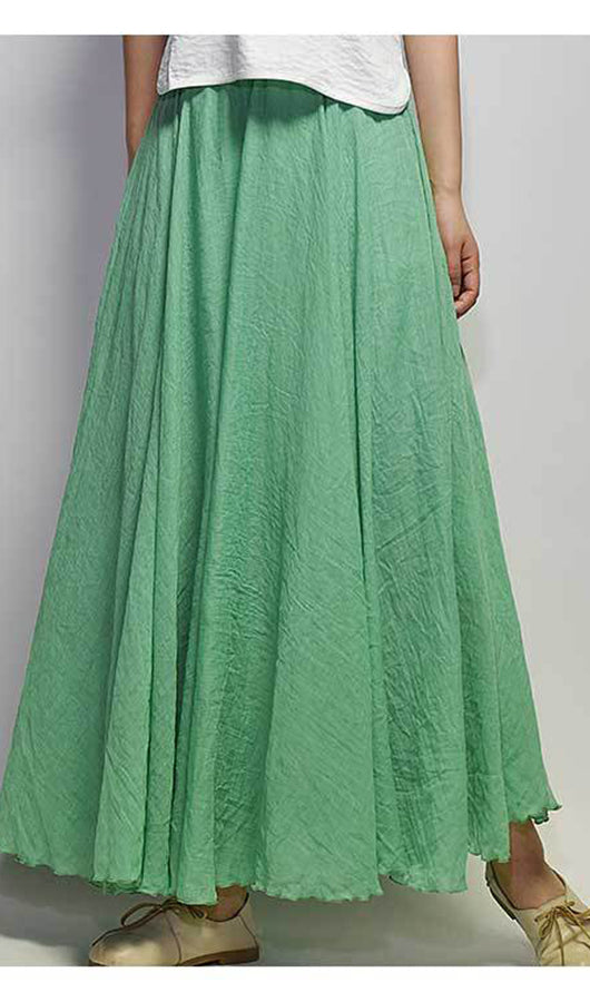 Solid Color Skirt