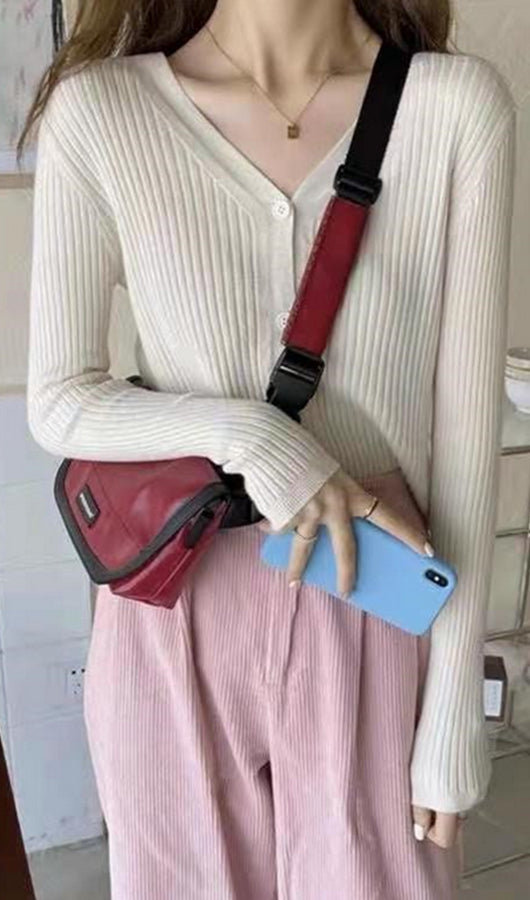 Front Buttons Sweater