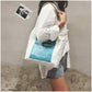 Canvas Letter Print Bags
