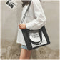 Canvas Letter Print Bags