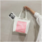 Canvas Letter Print Bags