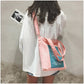 Canvas Letter Print Bags