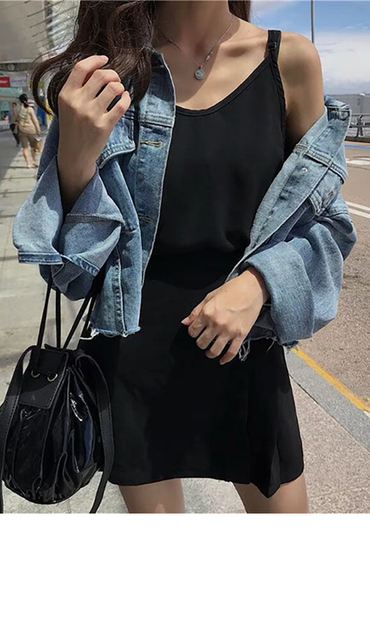 Casual Denim Top