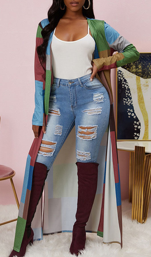Casual Maxi Cardigan