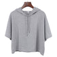 Casual Hooded T-shirt