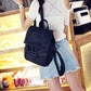 Casual Solid Color Backpack