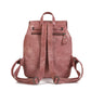 Casual Solid Color Backpack
