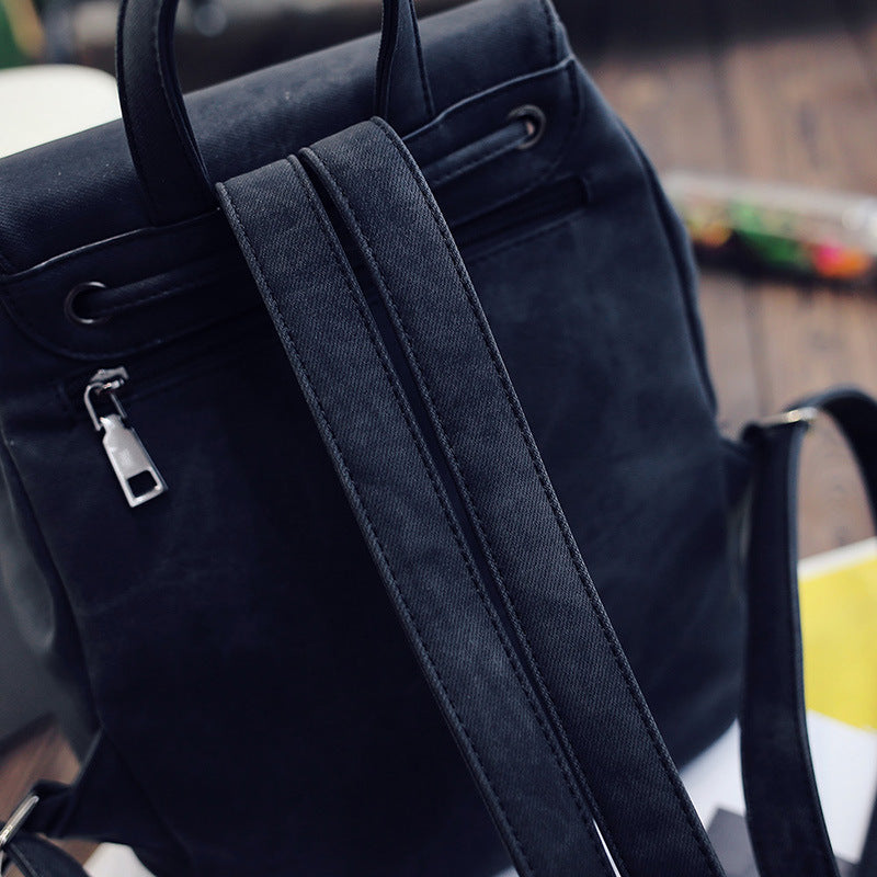 Casual Solid Color Backpack
