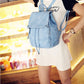 Casual Solid Color Backpack