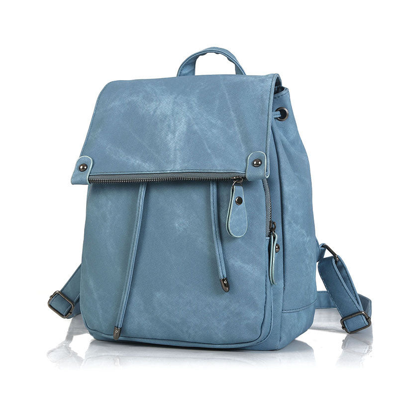 Casual Solid Color Backpack