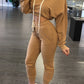 Casual Sweat Suit Two Pieces Set