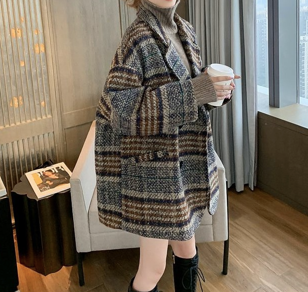 Checked Coat