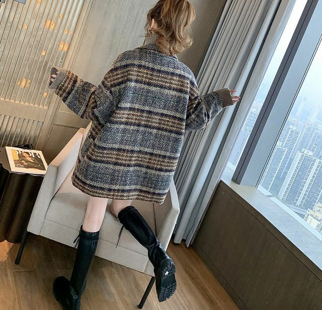 Checked Coat