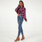 Checked Print Blouse