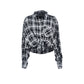 Checked Print Blouse