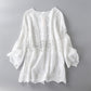 Cotton Hollowing Out Cardigan