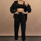 Crop Top And Sports Pants