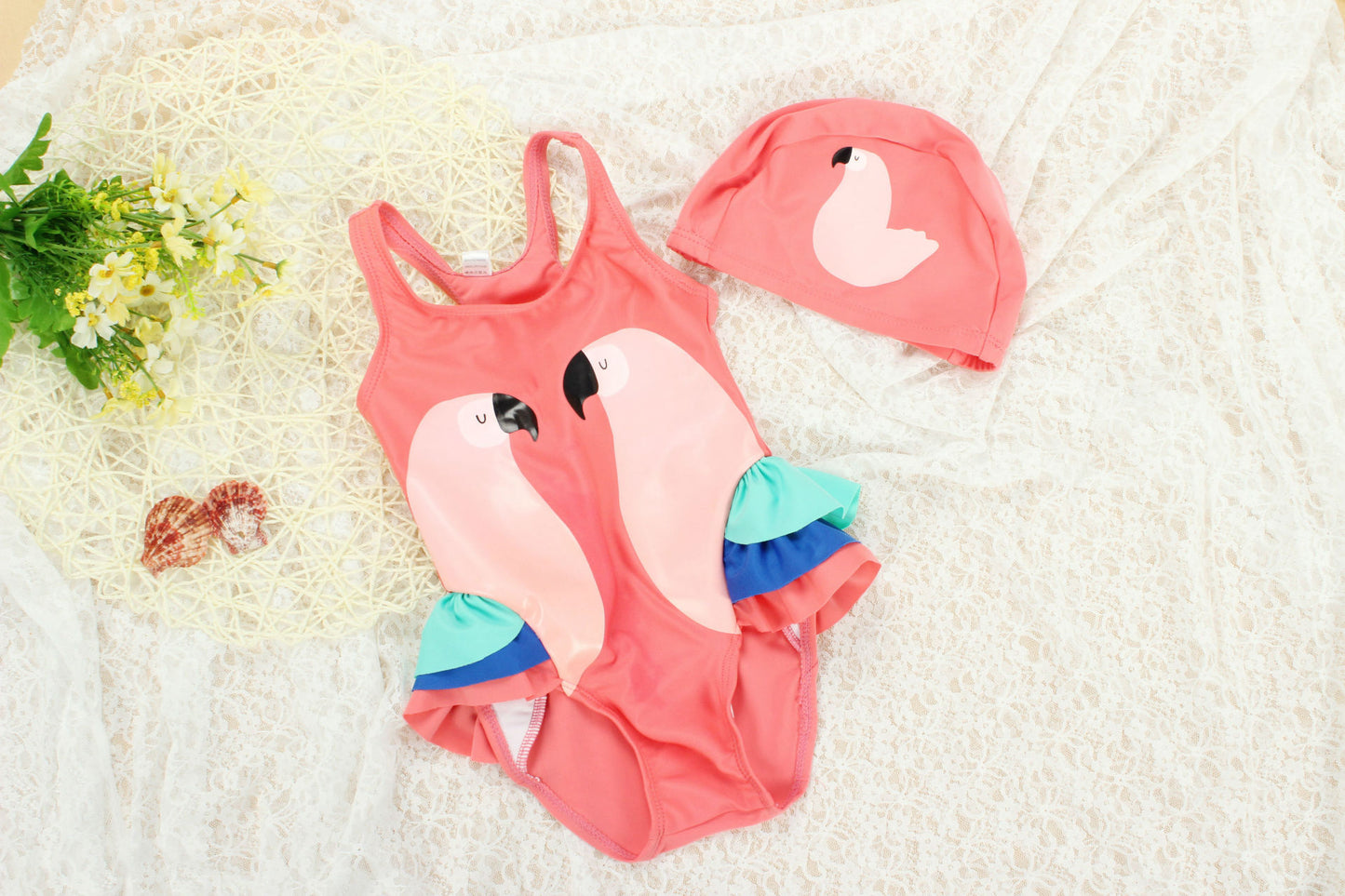 Cute One Piece Swimsuit