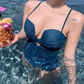 Soild Color One Piece Swimsuit