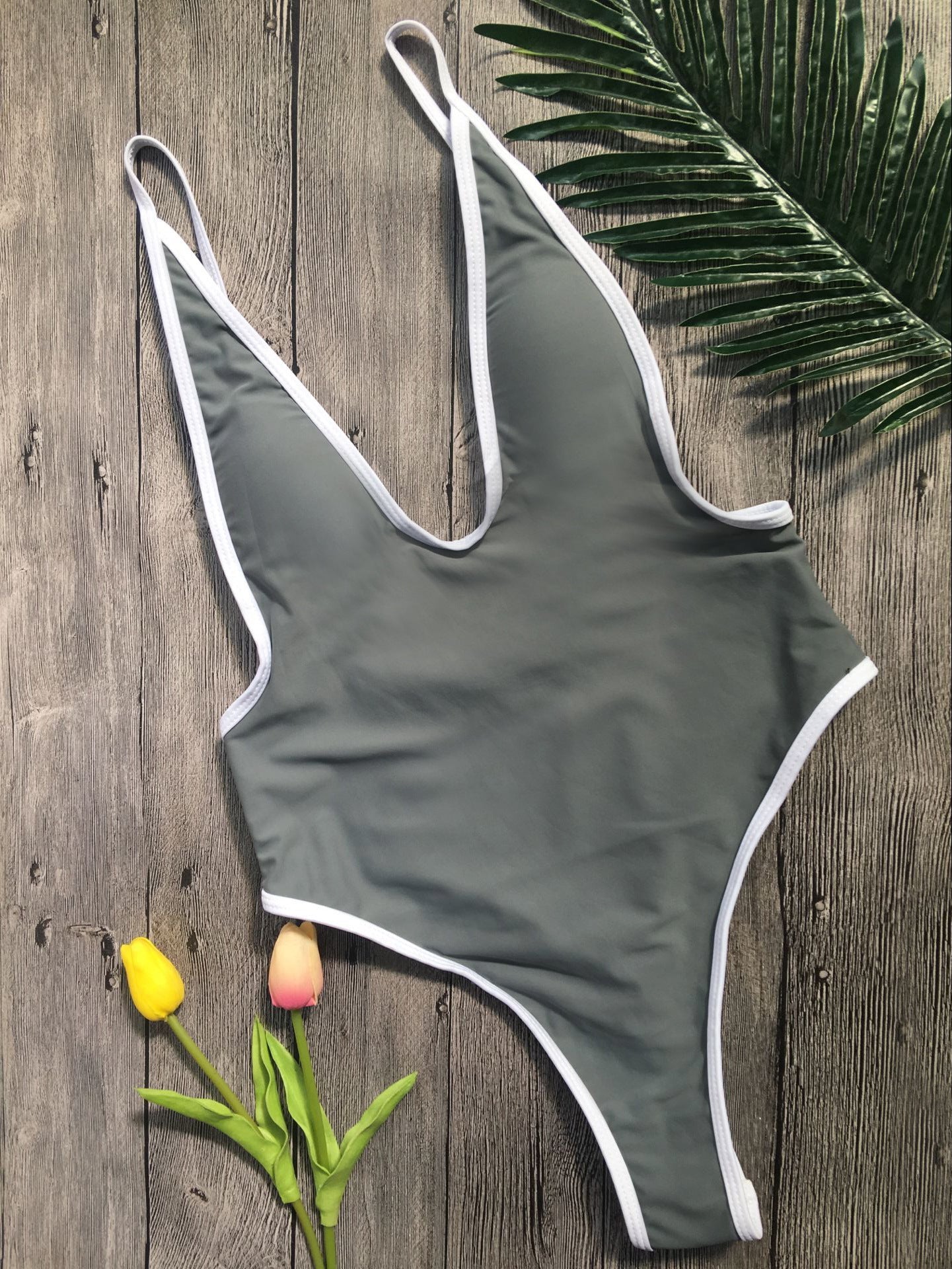 Deep V Neck Bikini