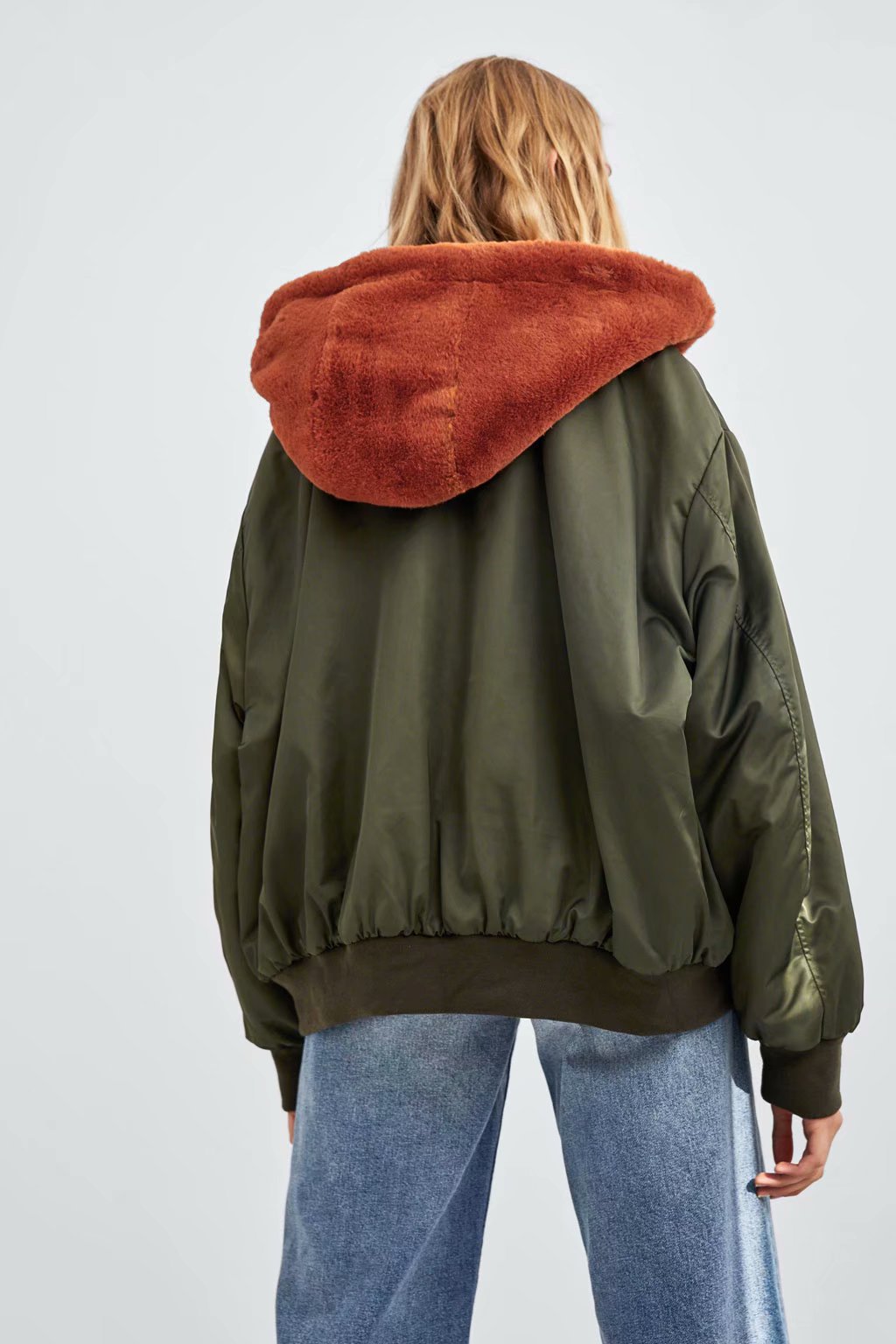 Double Side Wear Hooded Vans Jacket