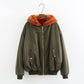 Double Side Wear Hooded Vans Jacket