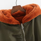 Double Side Wear Hooded Vans Jacket