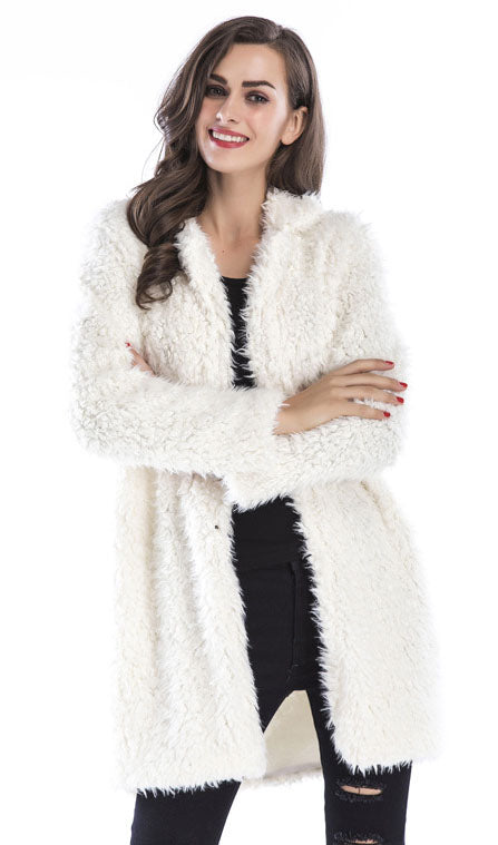 Downy Lapel Coat