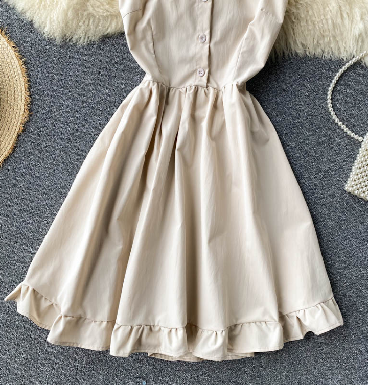 Front Buttons Dress