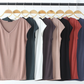 V Neck Solid Color Top