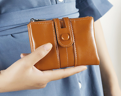 Solid Color PU Purse