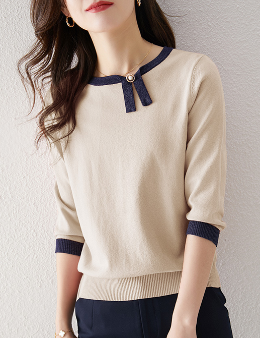 Casual knitted sweater top