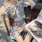 Knit Top And Skirt Two Pieces Set