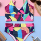Geometric Printing Bikini Set