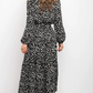 Leopard print Long Sleeve Dress