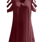 Hollow Out Zipper Top